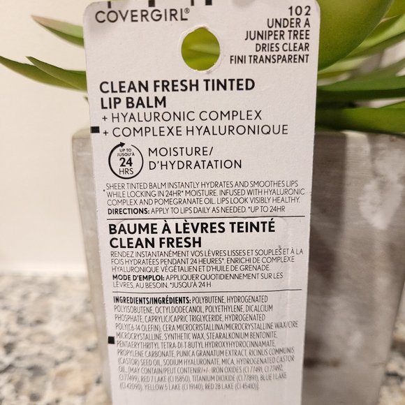 COVERGIRL Clean Fresh Tinted Lip Balm 102 UNDER A JUNIPER TREE - Picture 5 of 5